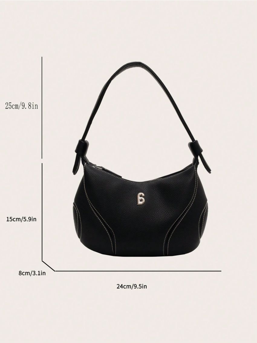 Minimalist Hobo Bag Small Zipper