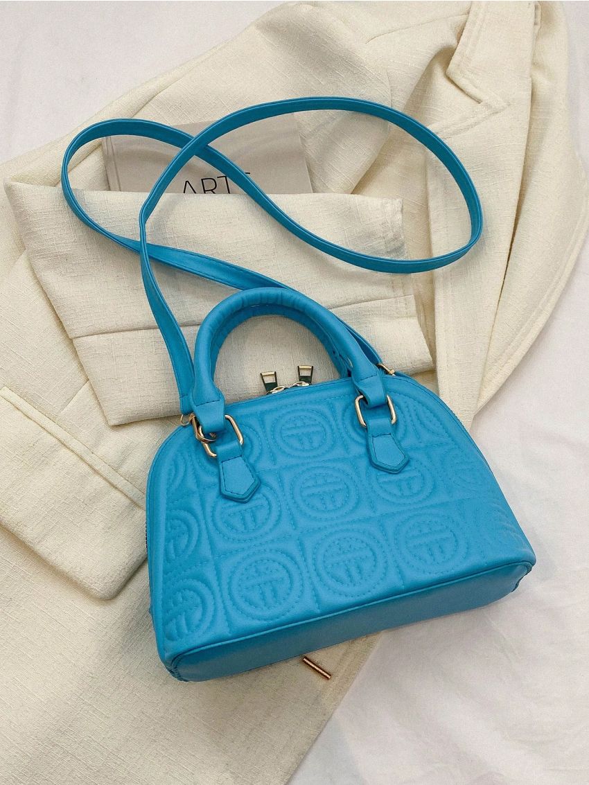 Small Dome Bag Quilted Pattern With Coin Purse