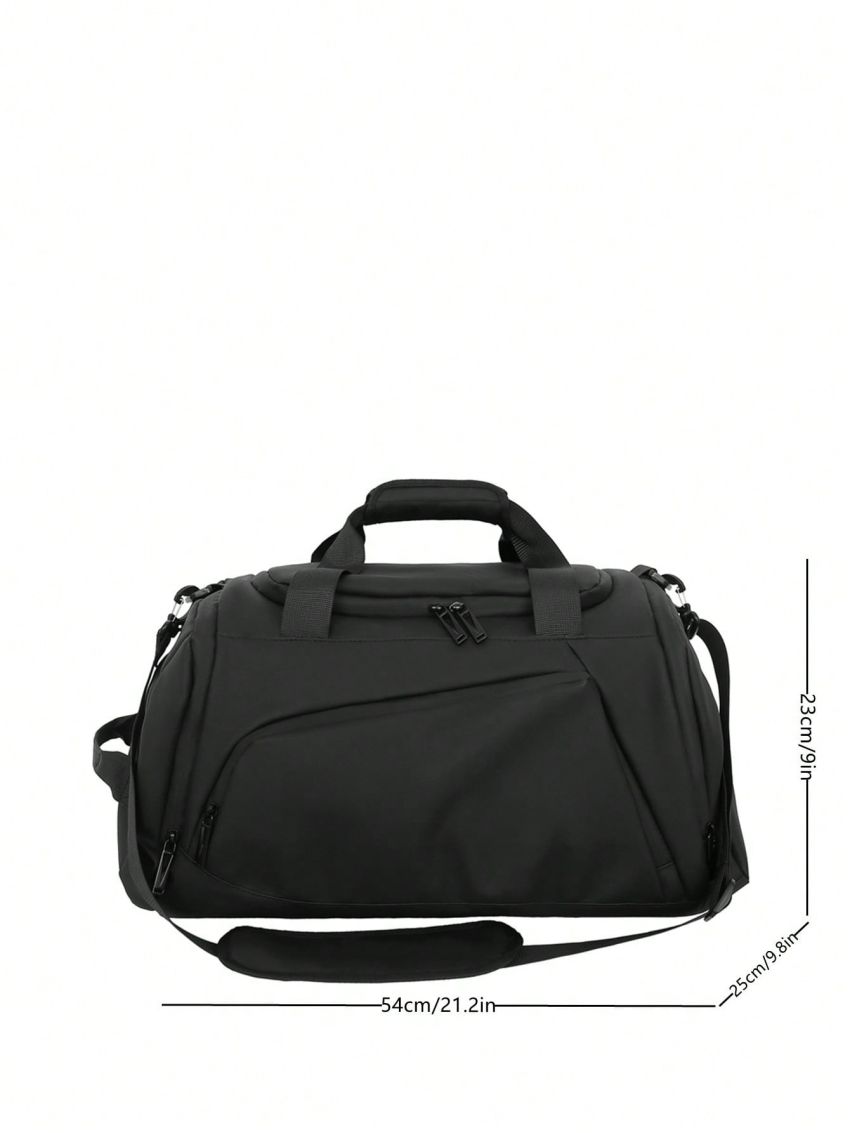Black Travel Bag Zipper