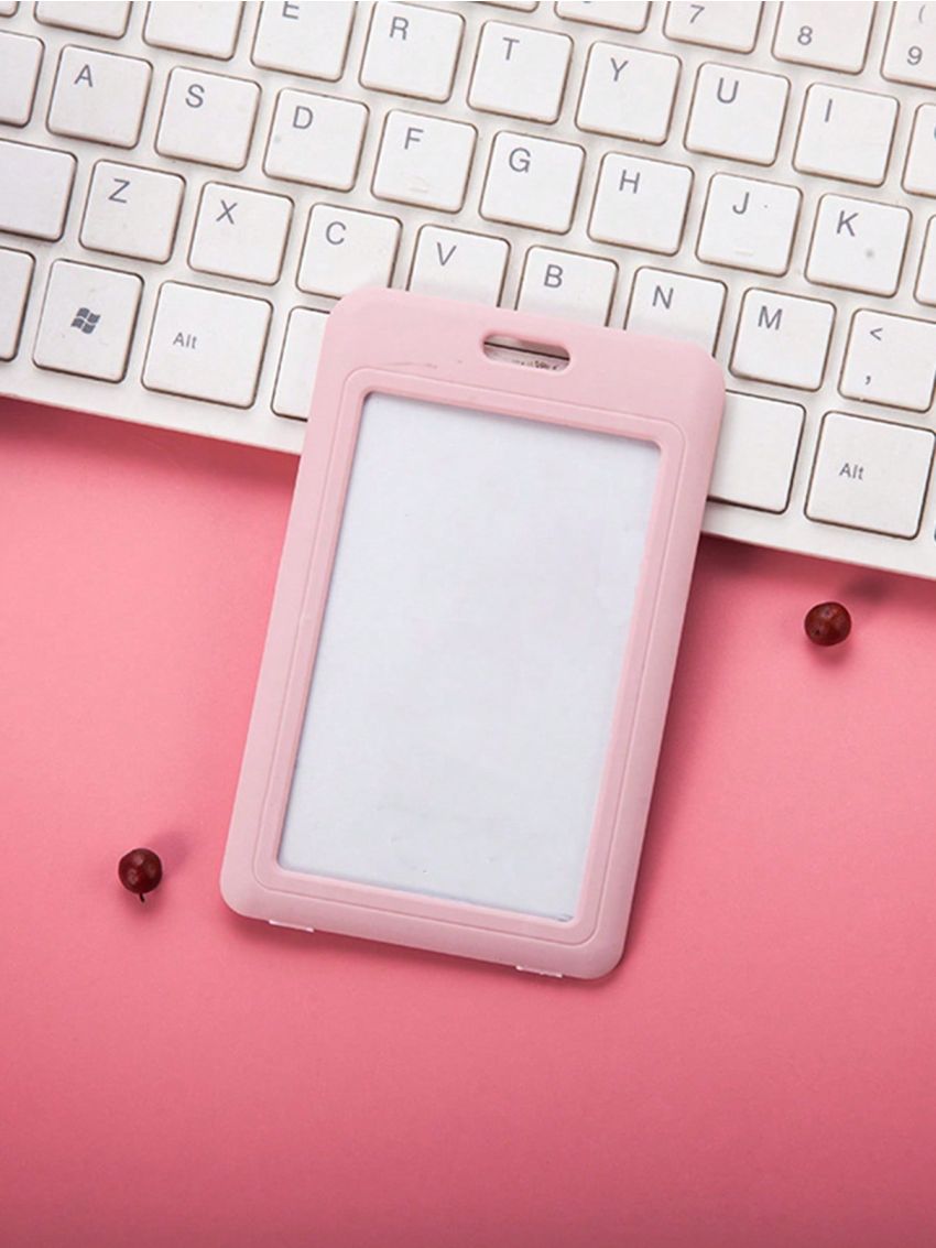 1pc Business Credit Card Bank ID Card Sleeve Protector Staff Card Cover For Women Men Students