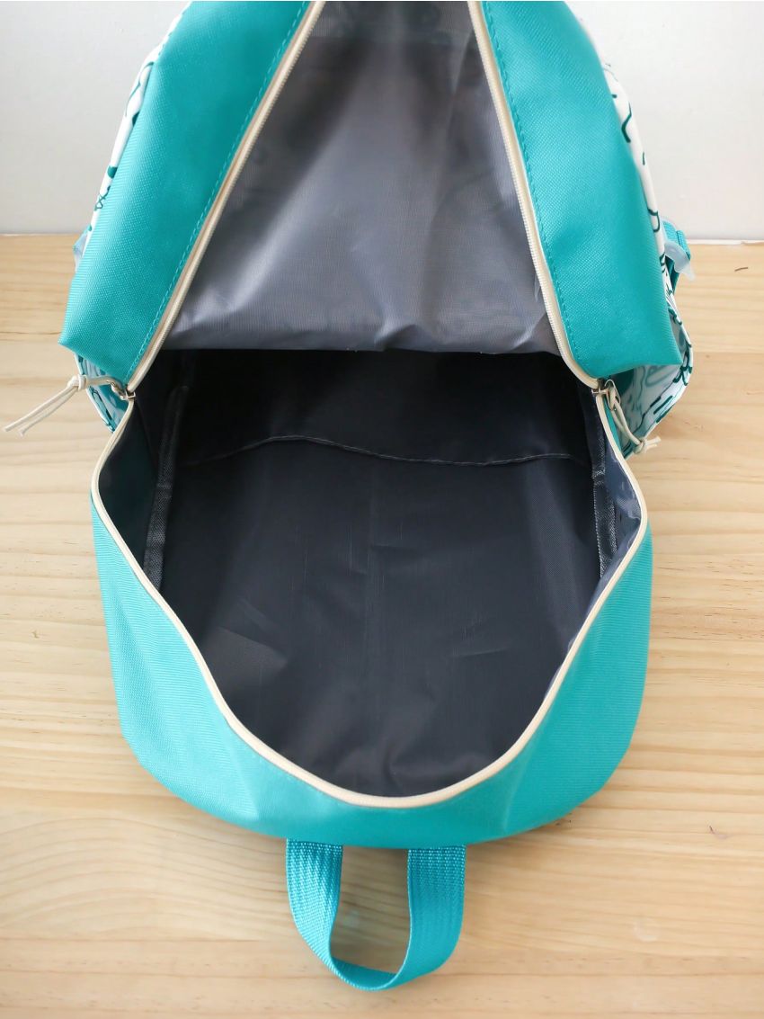 4pcs Bag Set Classic Backpack Letter Patch Square Bag