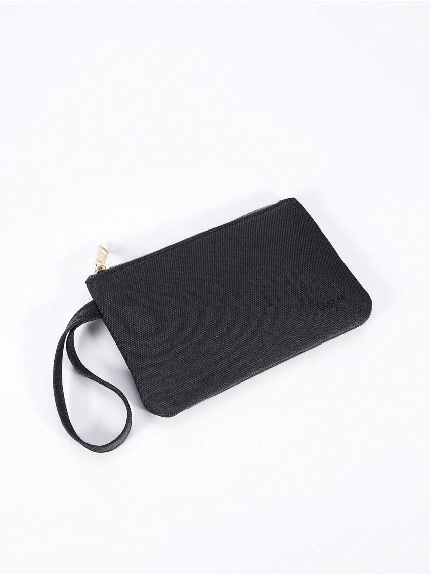 Black Coin Purse PU For Daily