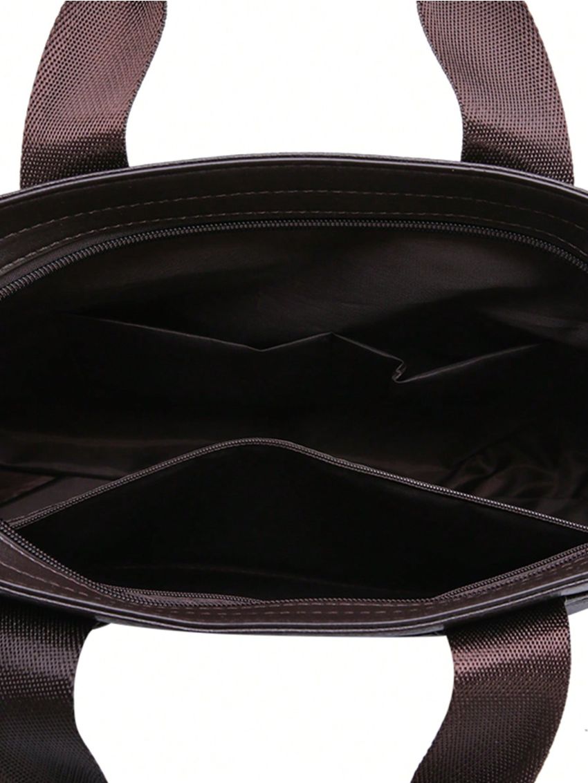 Large Capacity Men Briefcase Double Handle