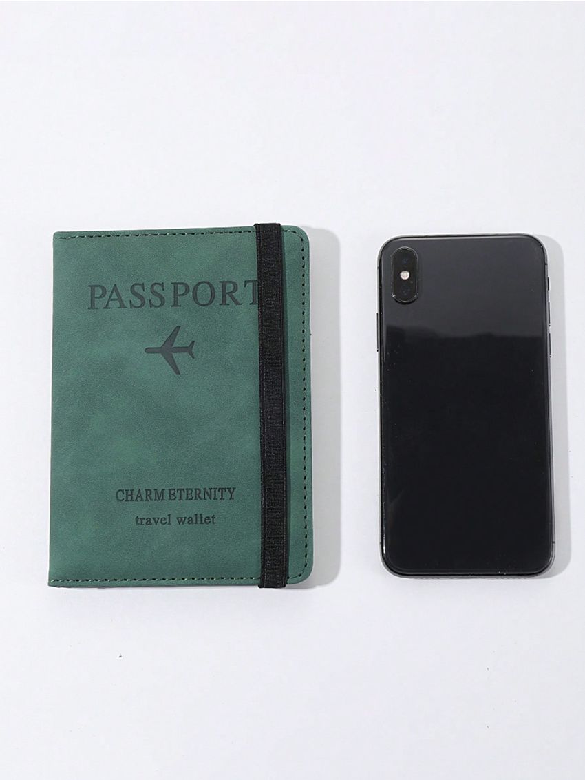 Multi-Function Passport Case With Strap, ID Clip Wallet, Passport Protector With Card Slots