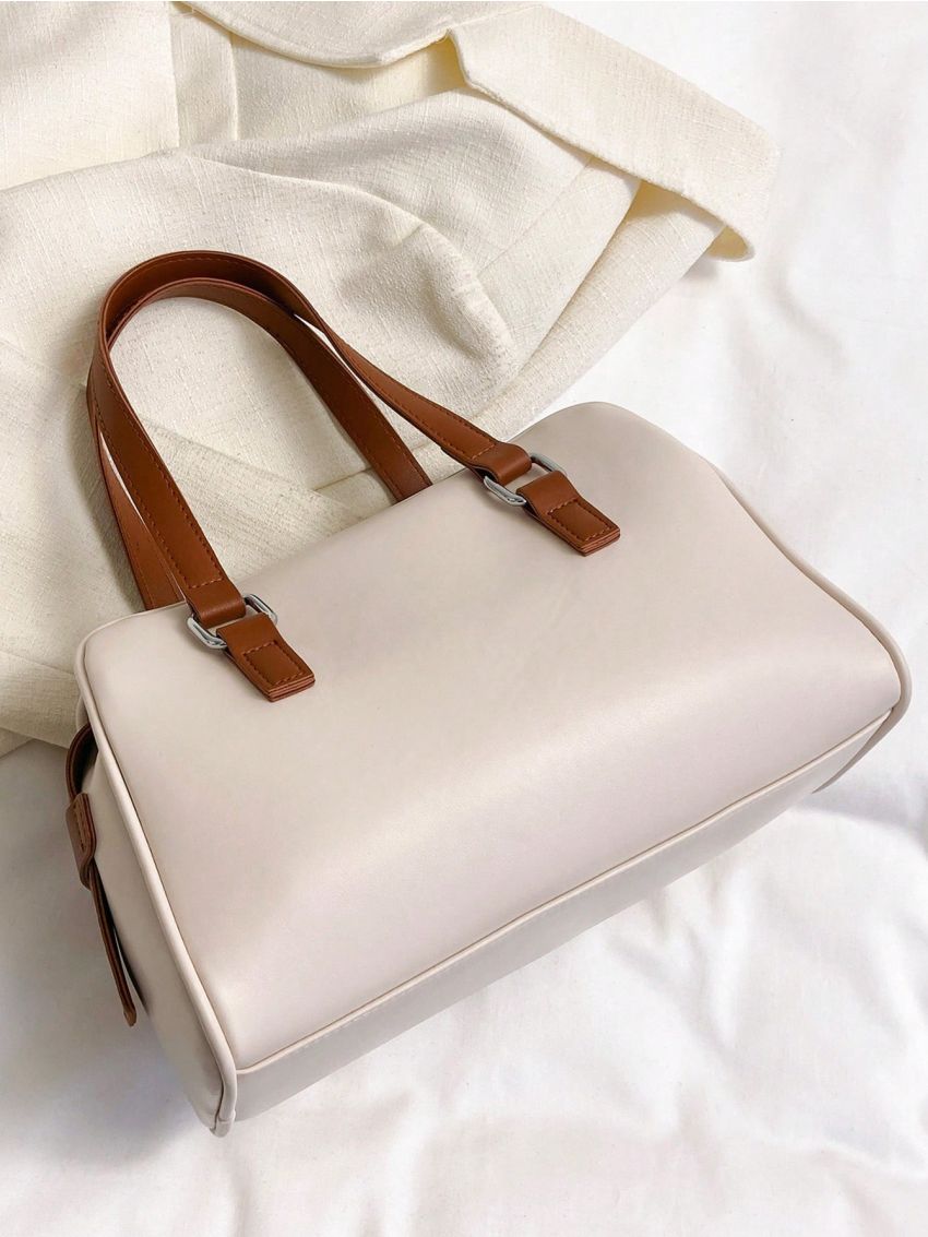 Medium Tote Bag Embroidery Design Double Handle