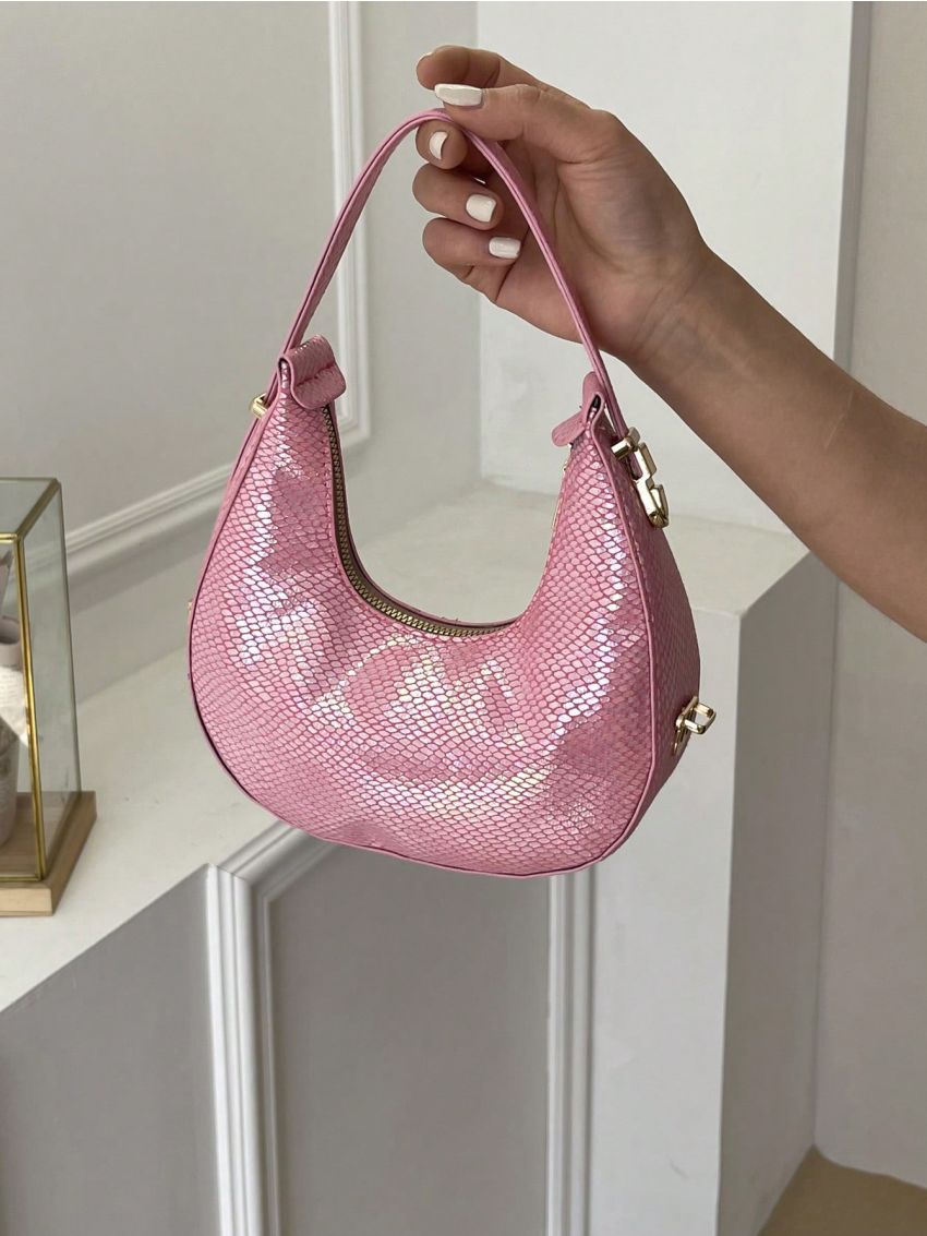 Minimalist Hobo Bag Mini Zipper