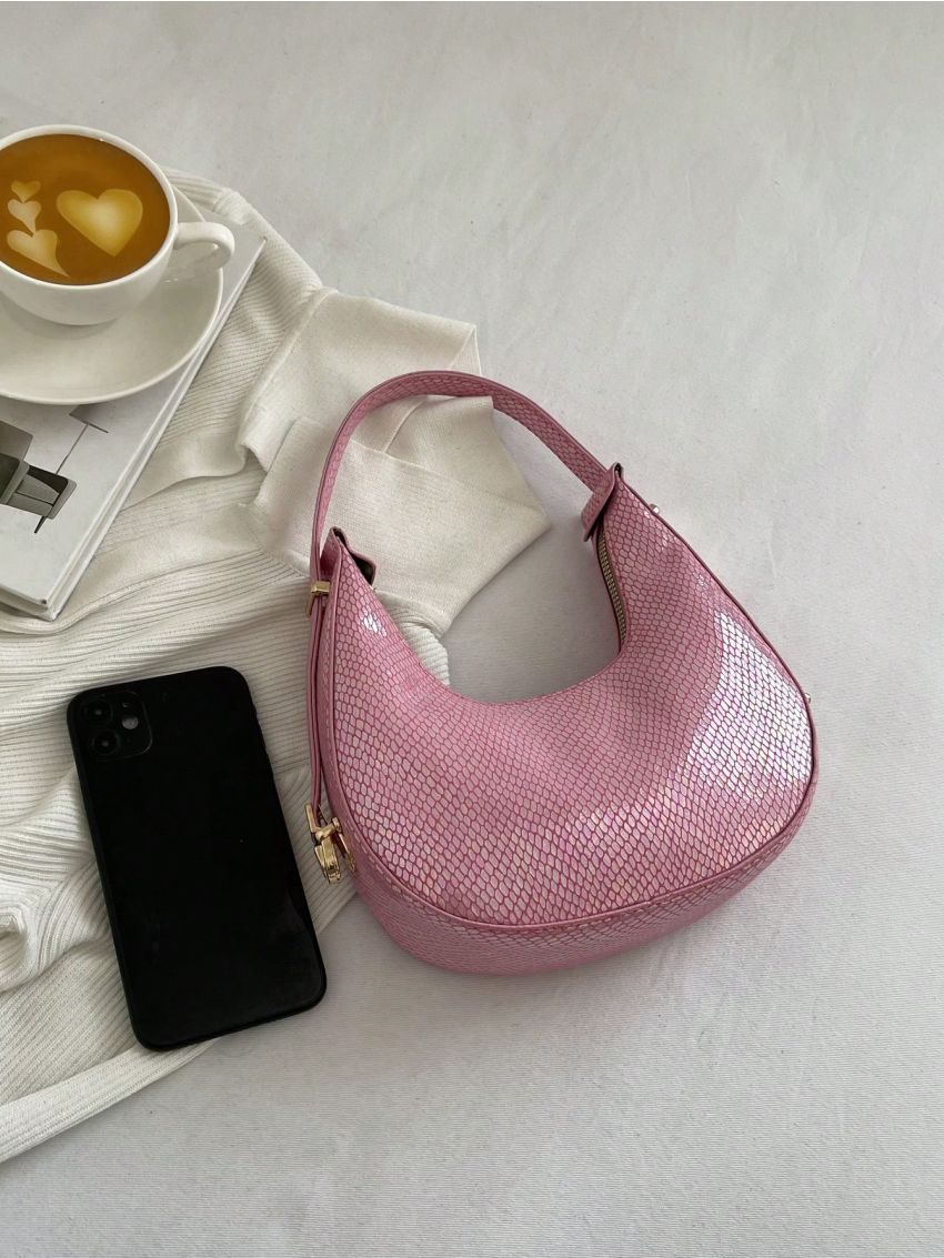 Minimalist Hobo Bag Mini Zipper