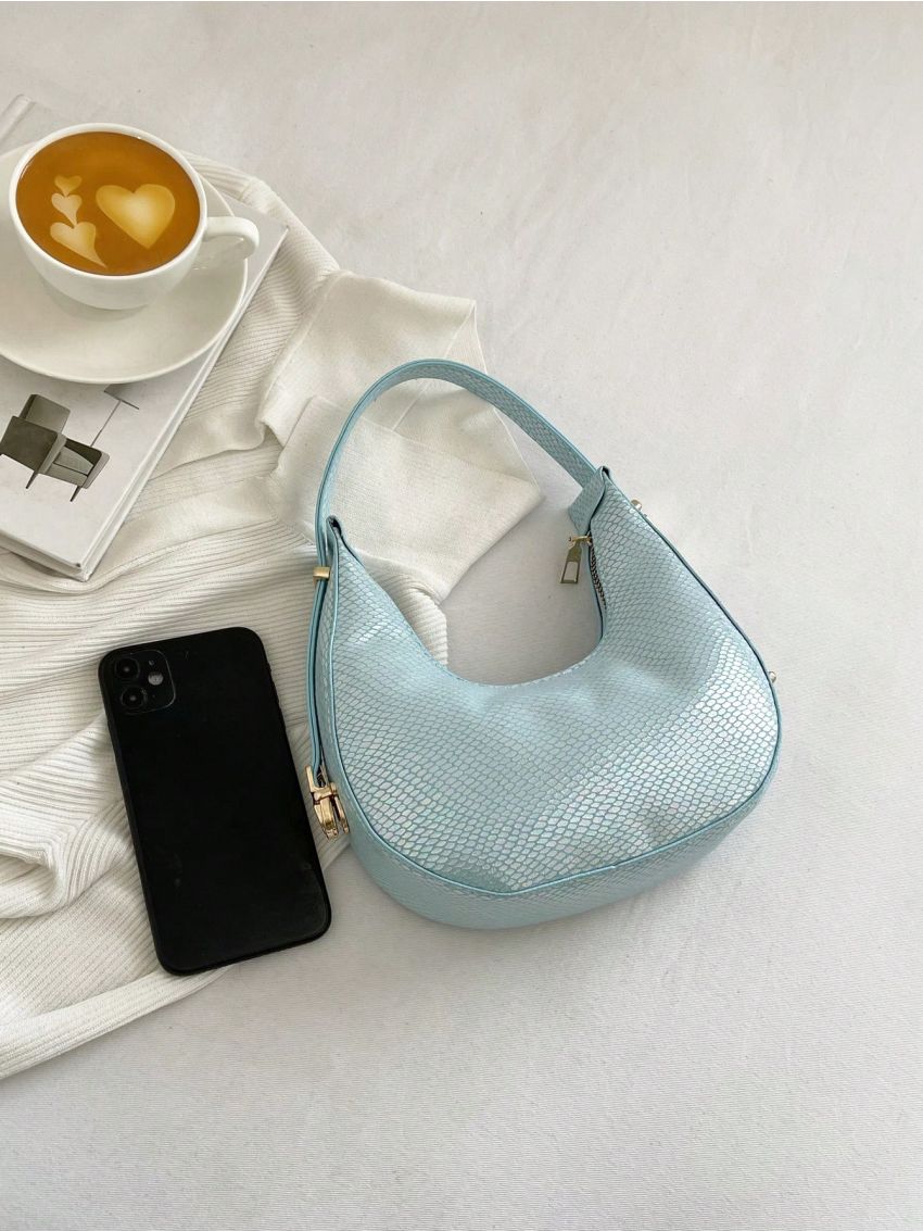 Minimalist Hobo Bag Mini Zipper