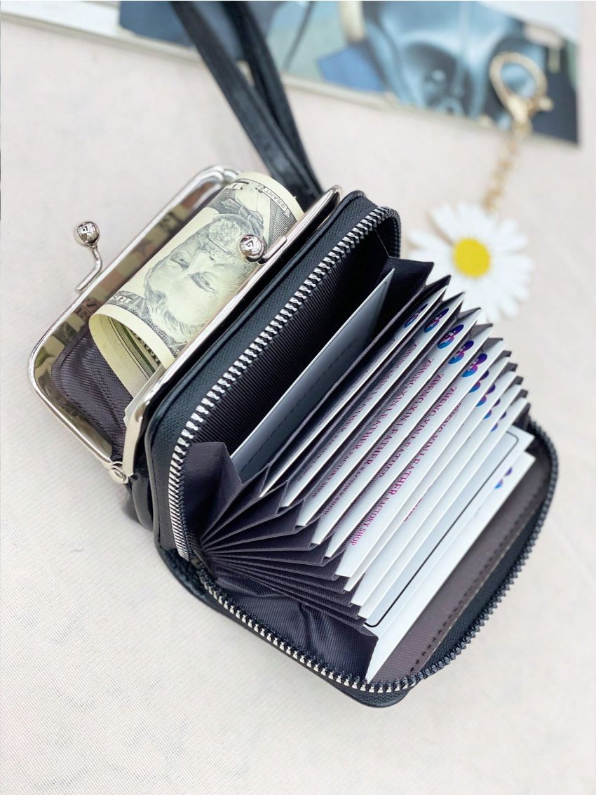 Minimalist Card Holder Kiss Lock