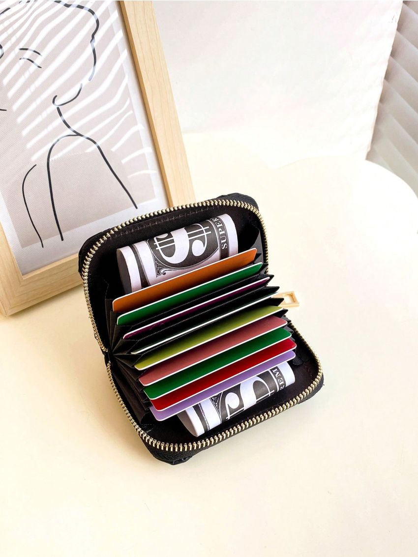 Quilted Pattern Multiple Card Slots Metal Tree Decor