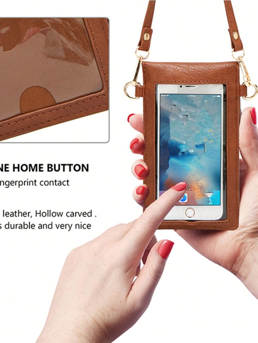 Hollow Out Design Phone Wallet Flap Vintage, Mothers Day Gift For Mom