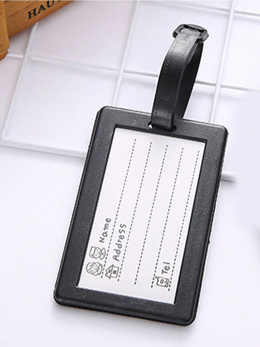Colorblock Luggage Tag For Travel