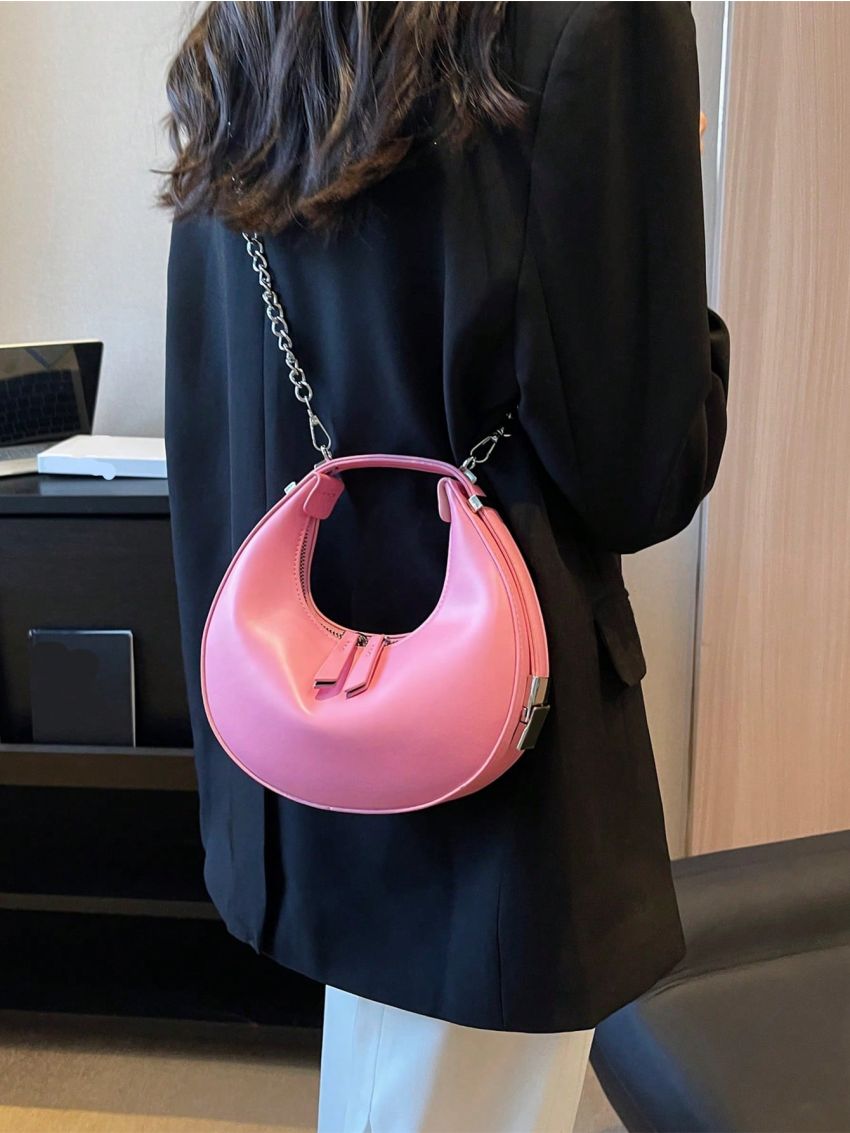 Minimalist Hobo Bag Small Zipper