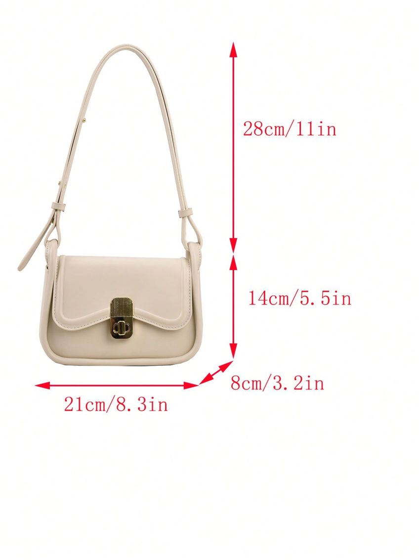 Minimalist Saddle Bag Small Twist Lock