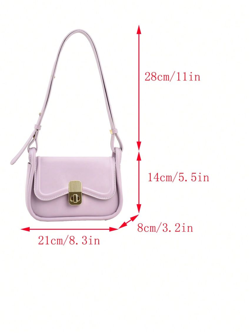 Minimalist Saddle Bag Small Twist Lock