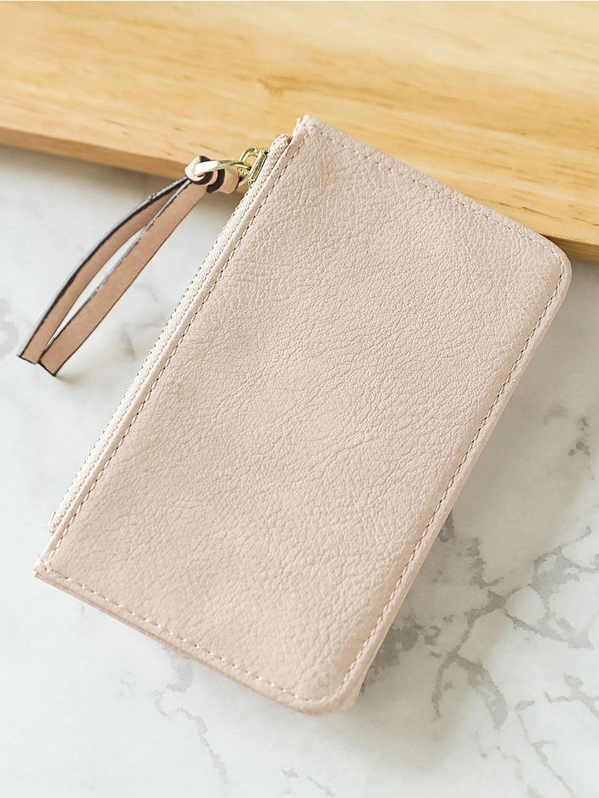 Two Tone Key Case Zipper Car Holder Case