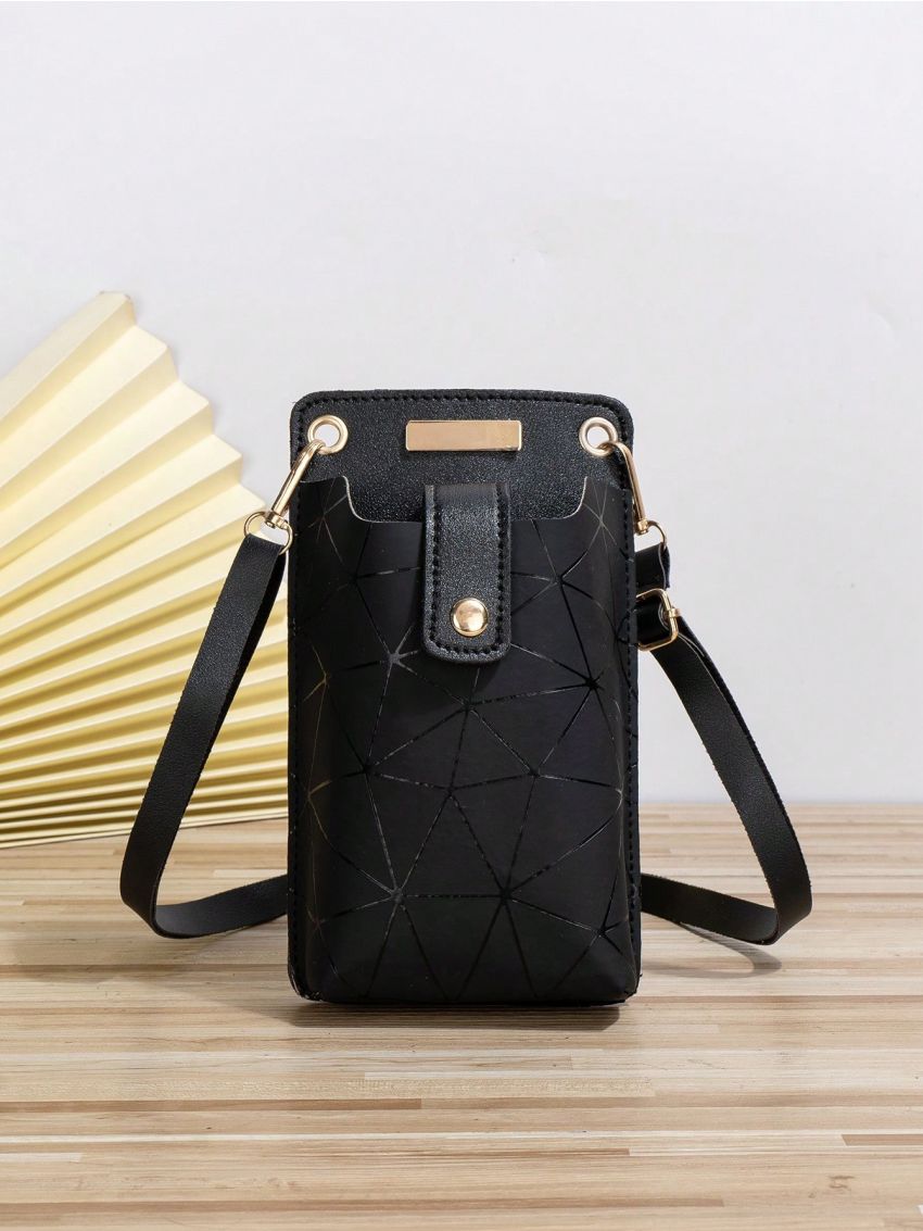 Fashion Phone Wallet Geometric Pattern