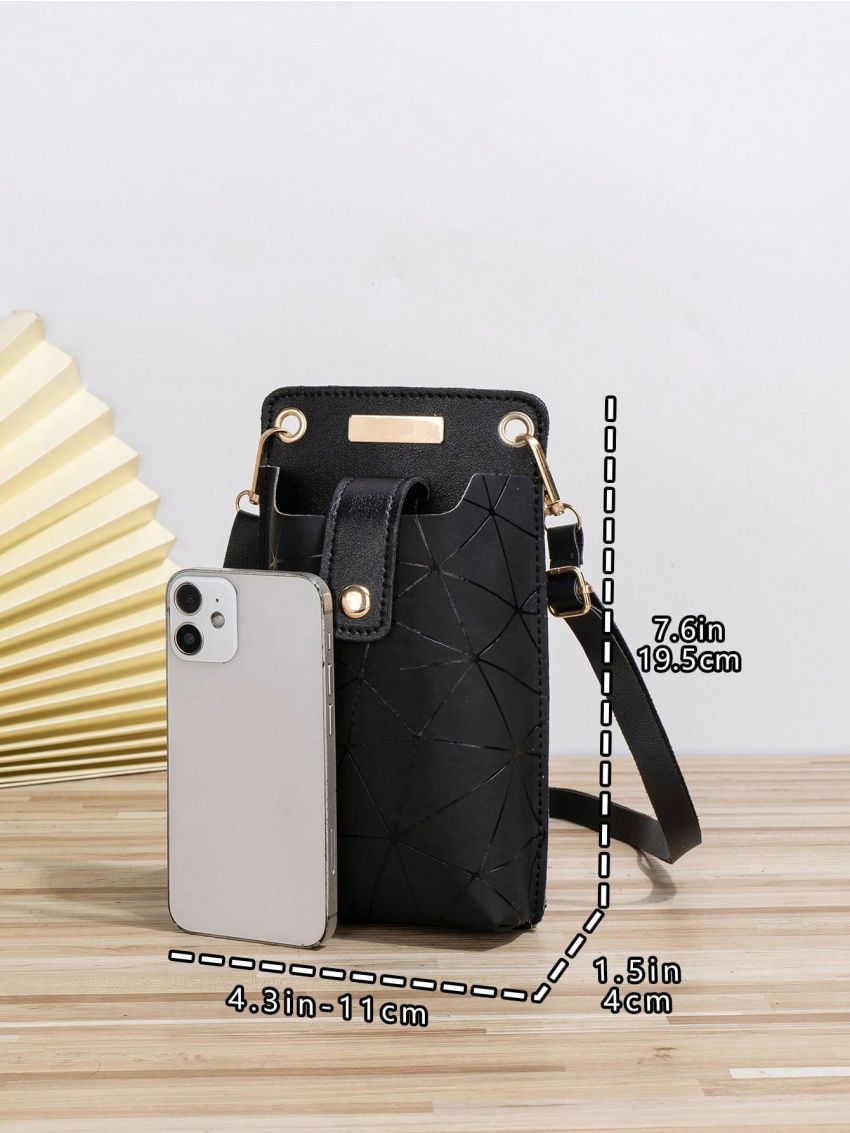 Fashion Phone Wallet Geometric Pattern