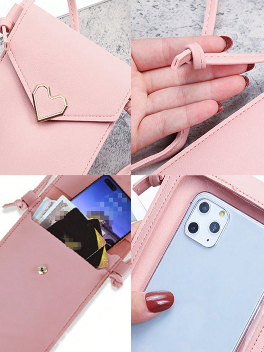 Phone Bag Crossbody Bag Card Holder Touch Screen Women Flap Wallet Tote Purse Handbag