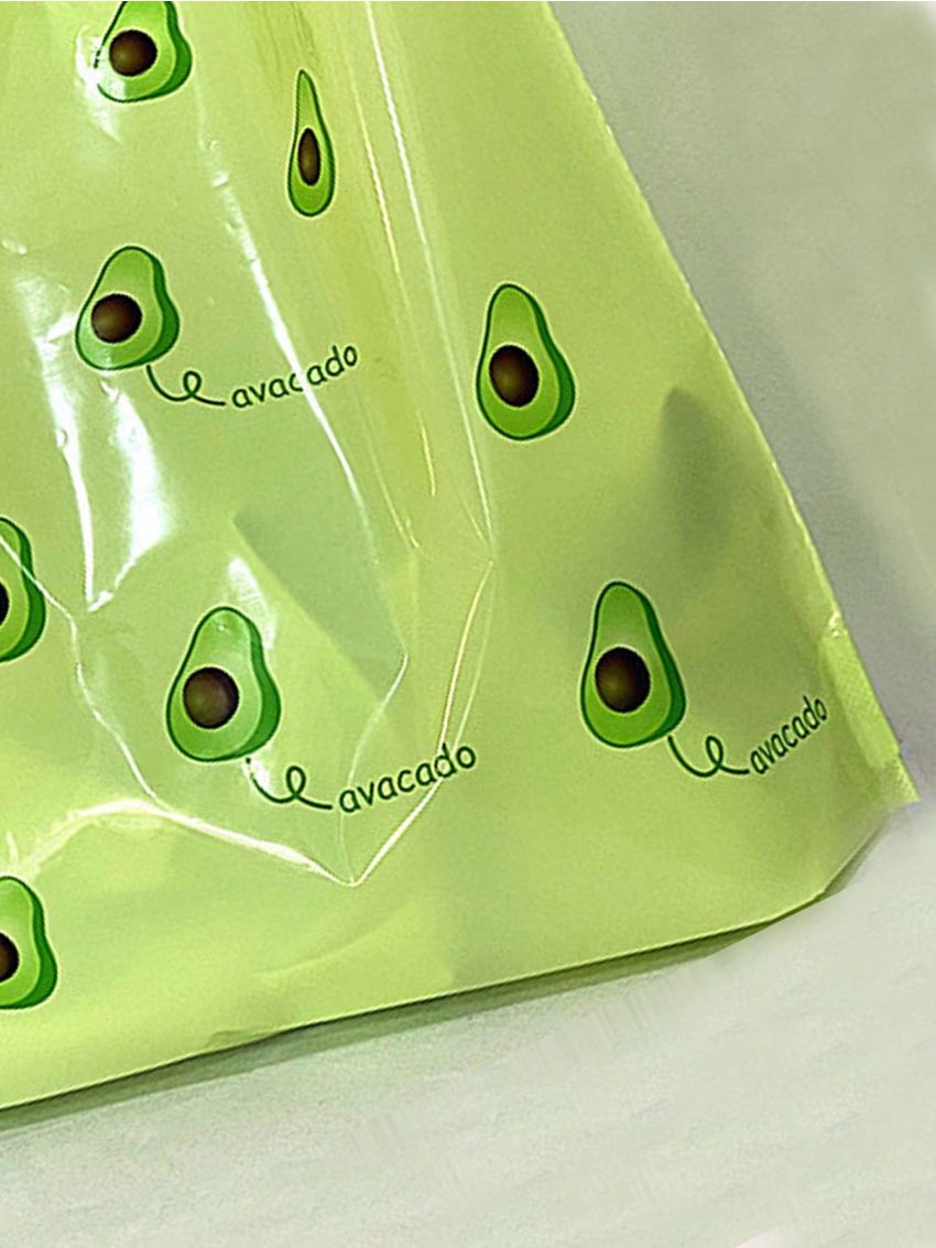 Large Capacity Tote Bag Avocado Double Handle