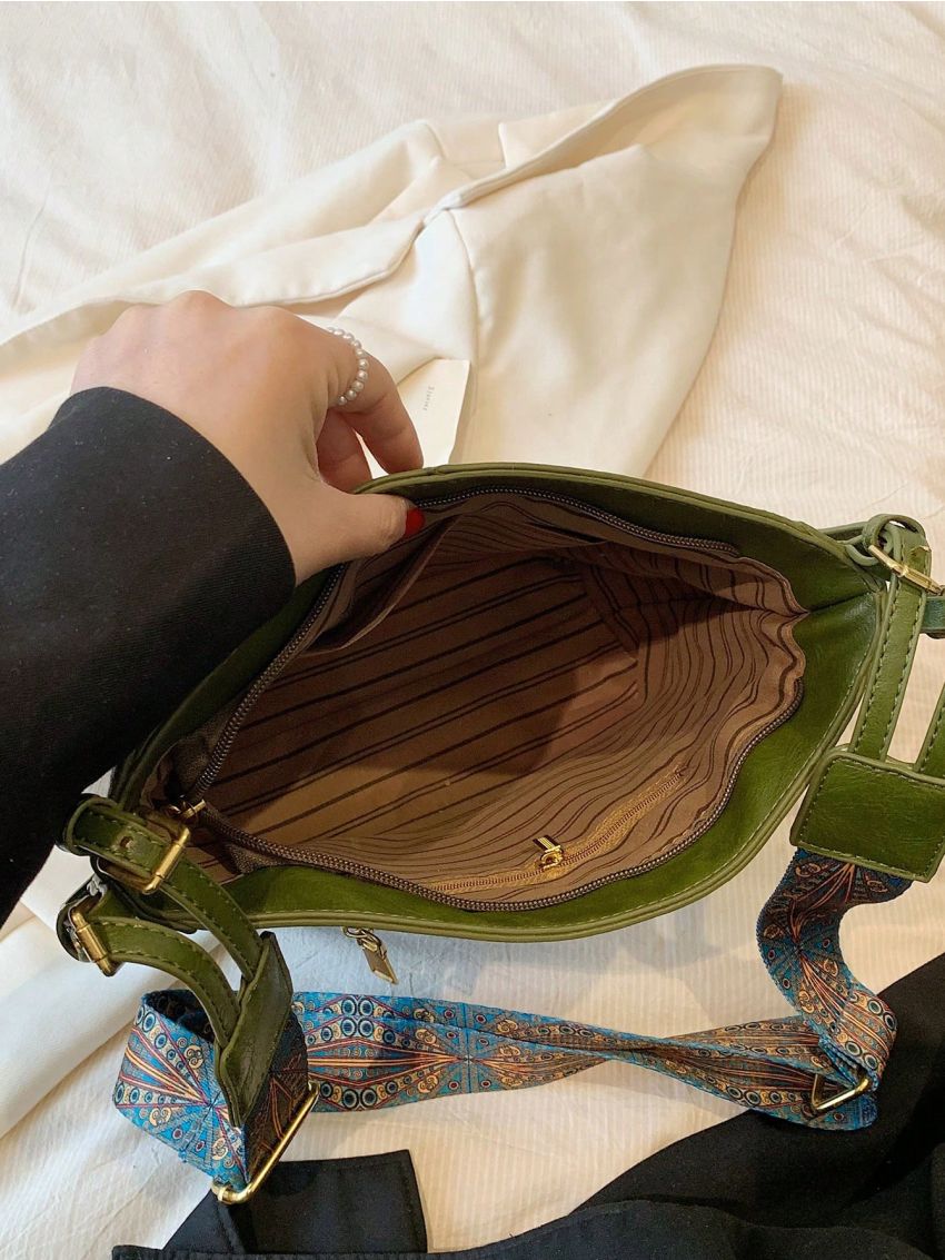 Minimalist Textured Square Bag Fashion