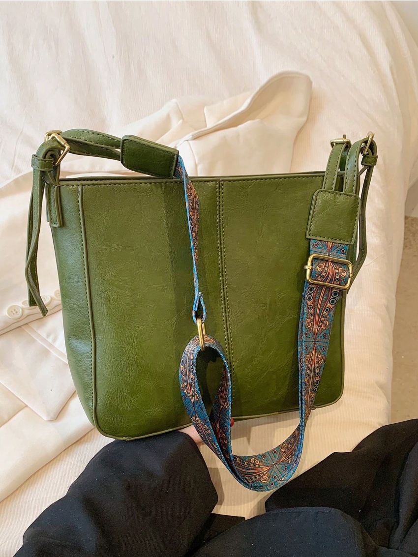 Minimalist Textured Square Bag Fashion