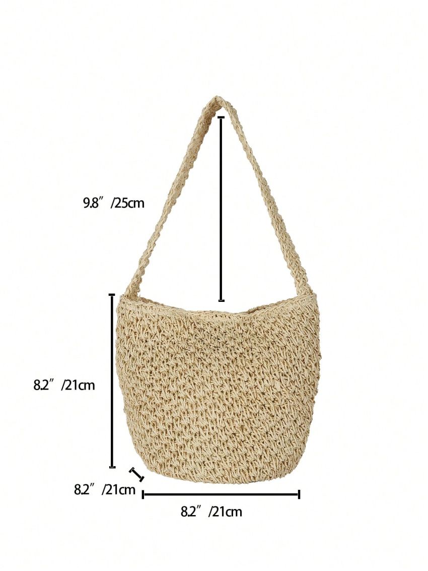 Small Straw Bag Paper Minimalist