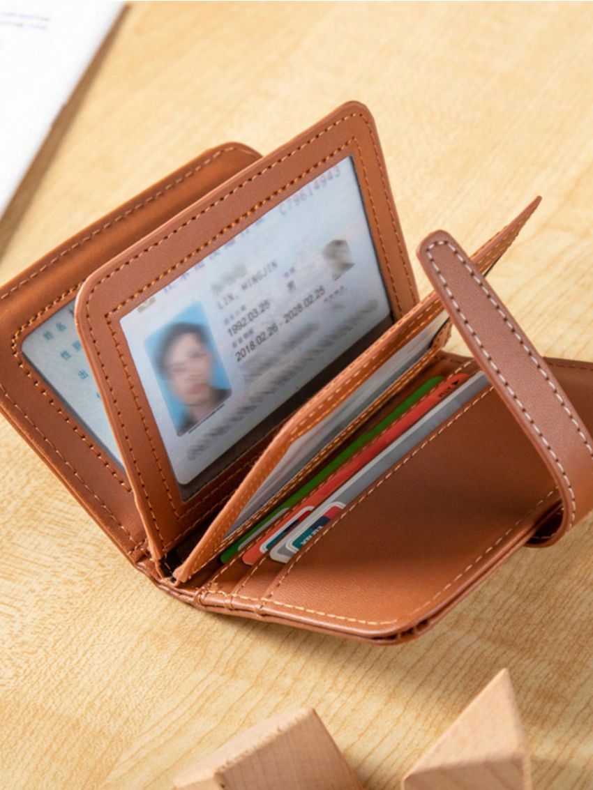 Houndstooth Pattern Small Wallet Fashion