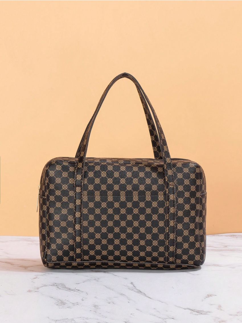 Small Square Bag Geometric Pattern