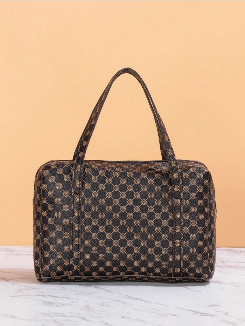 Small Square Bag Geometric Pattern