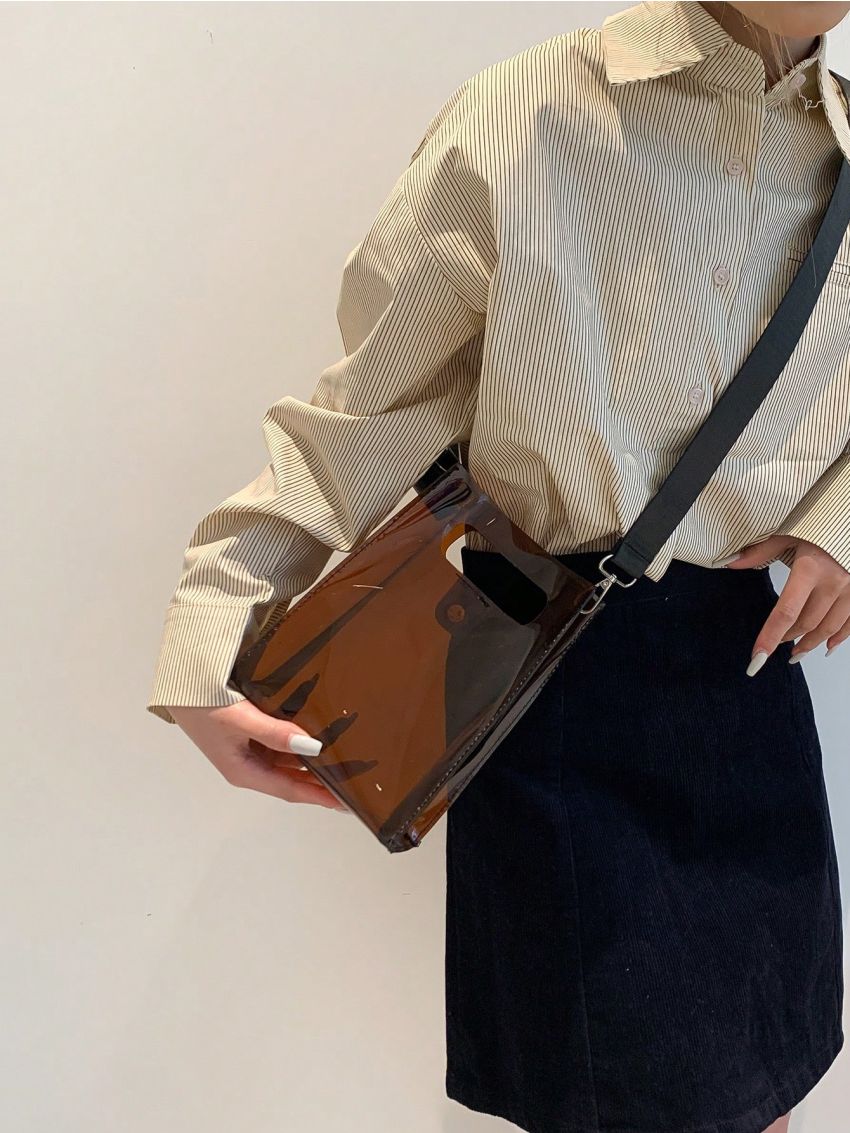 Mini Square Bag Clear PVC