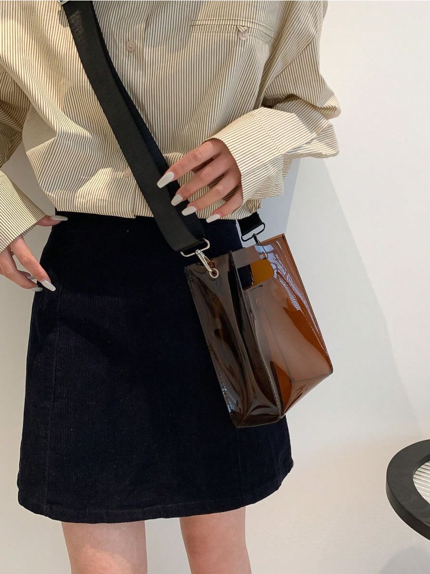 Mini Square Bag Clear PVC