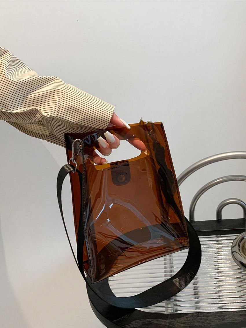 Mini Square Bag Clear PVC