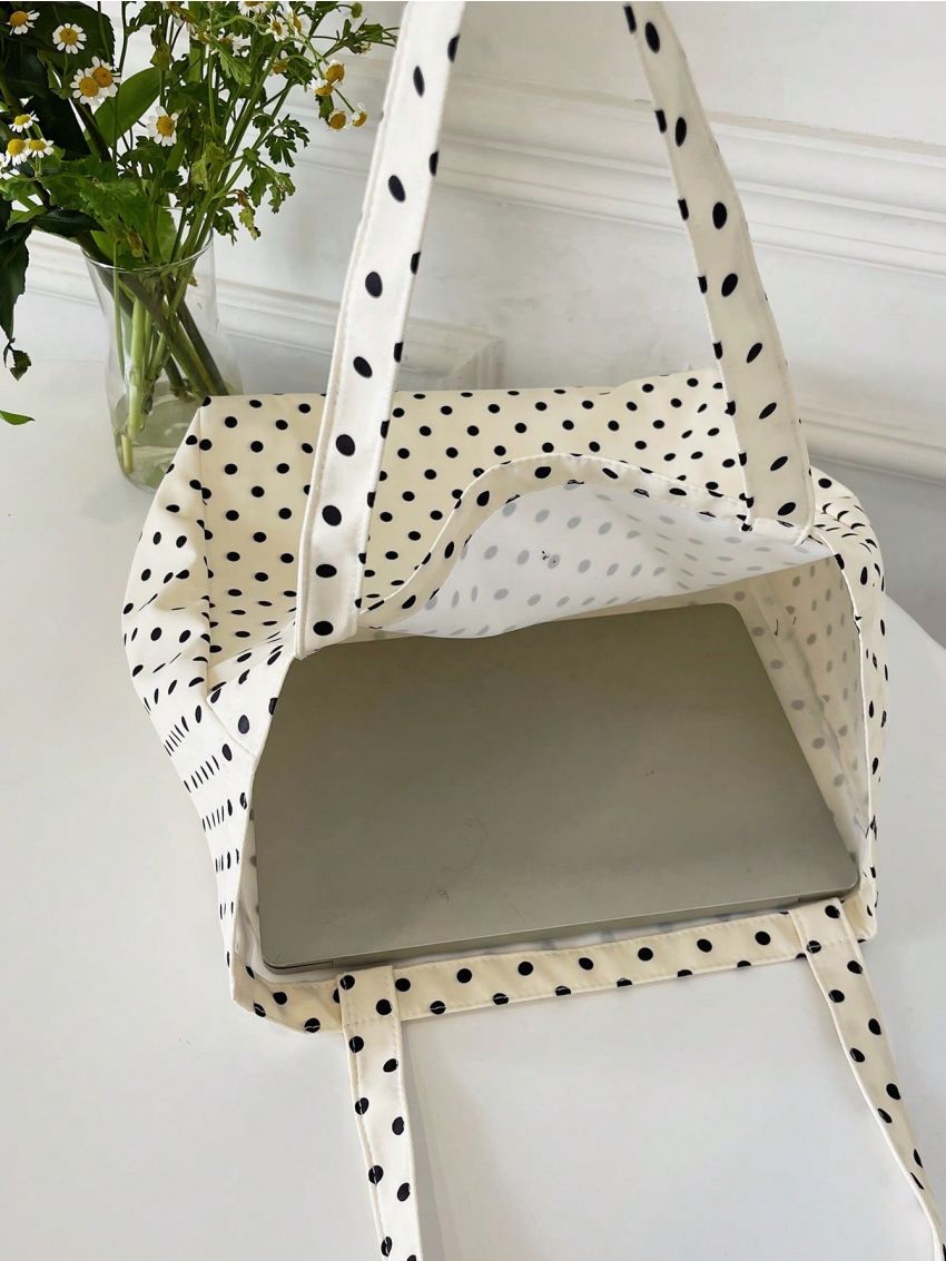 Medium Shopper Bag Polka Dot Pattern