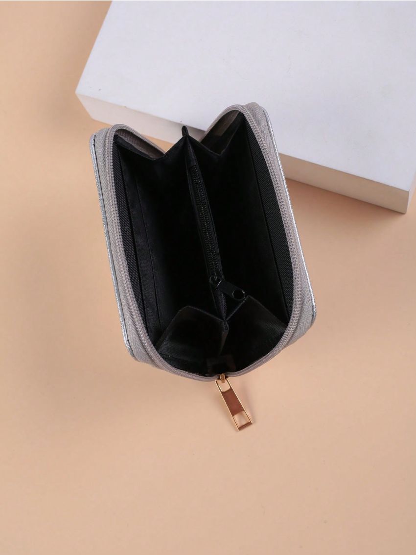 Ladies Fashion Holographic Contracted Card Holder