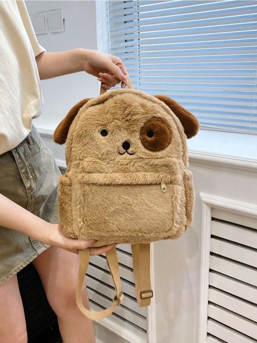 New 2023 Medium Personality Cute Plush Backpack Student Bag Storage Bag