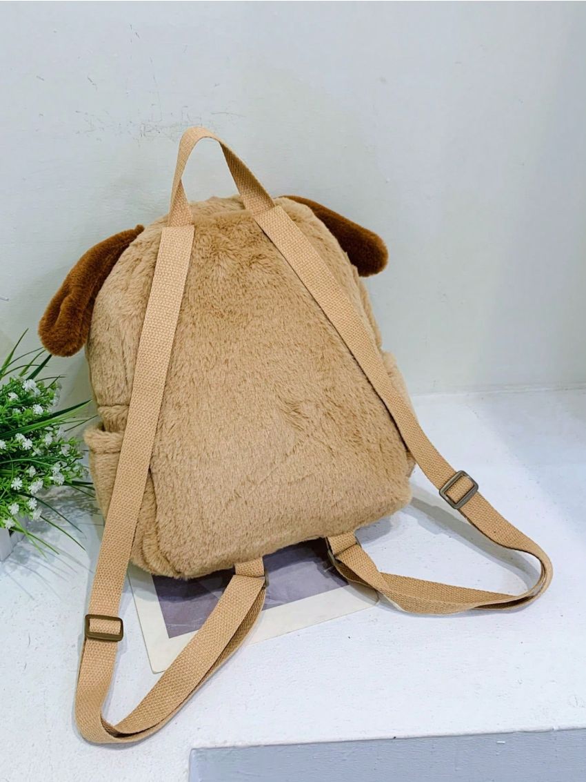 New 2023 Medium Personality Cute Plush Backpack Student Bag Storage Bag