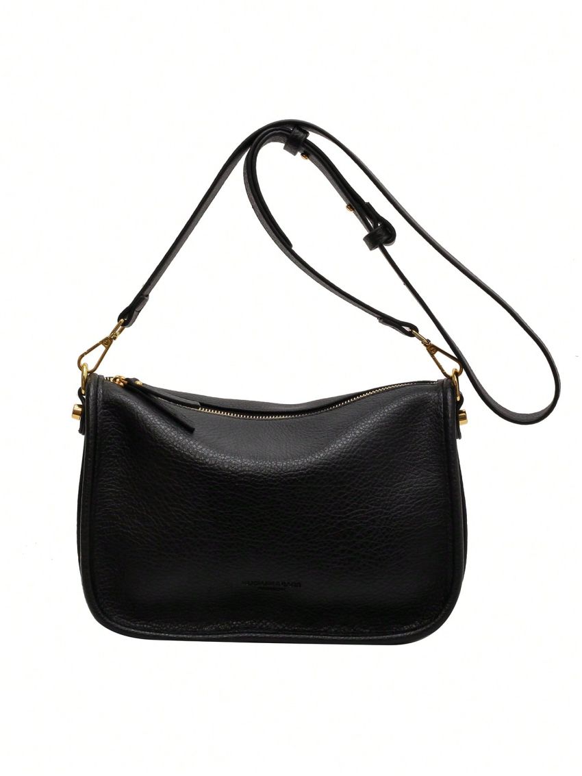 Medium Shoulder Bag Solid Color Minimalist Style