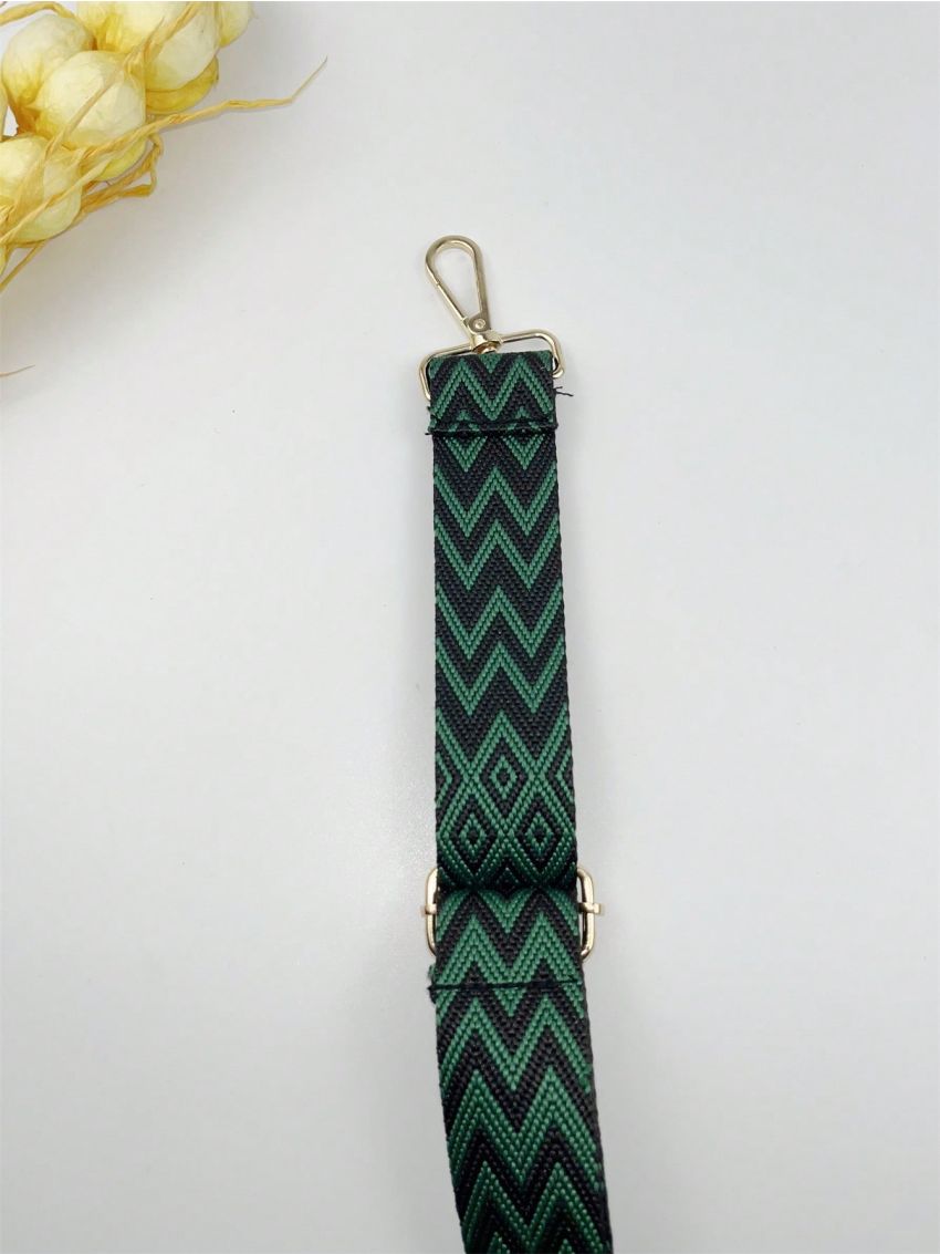 Geometric Pattern Bag Strap Adjustable
