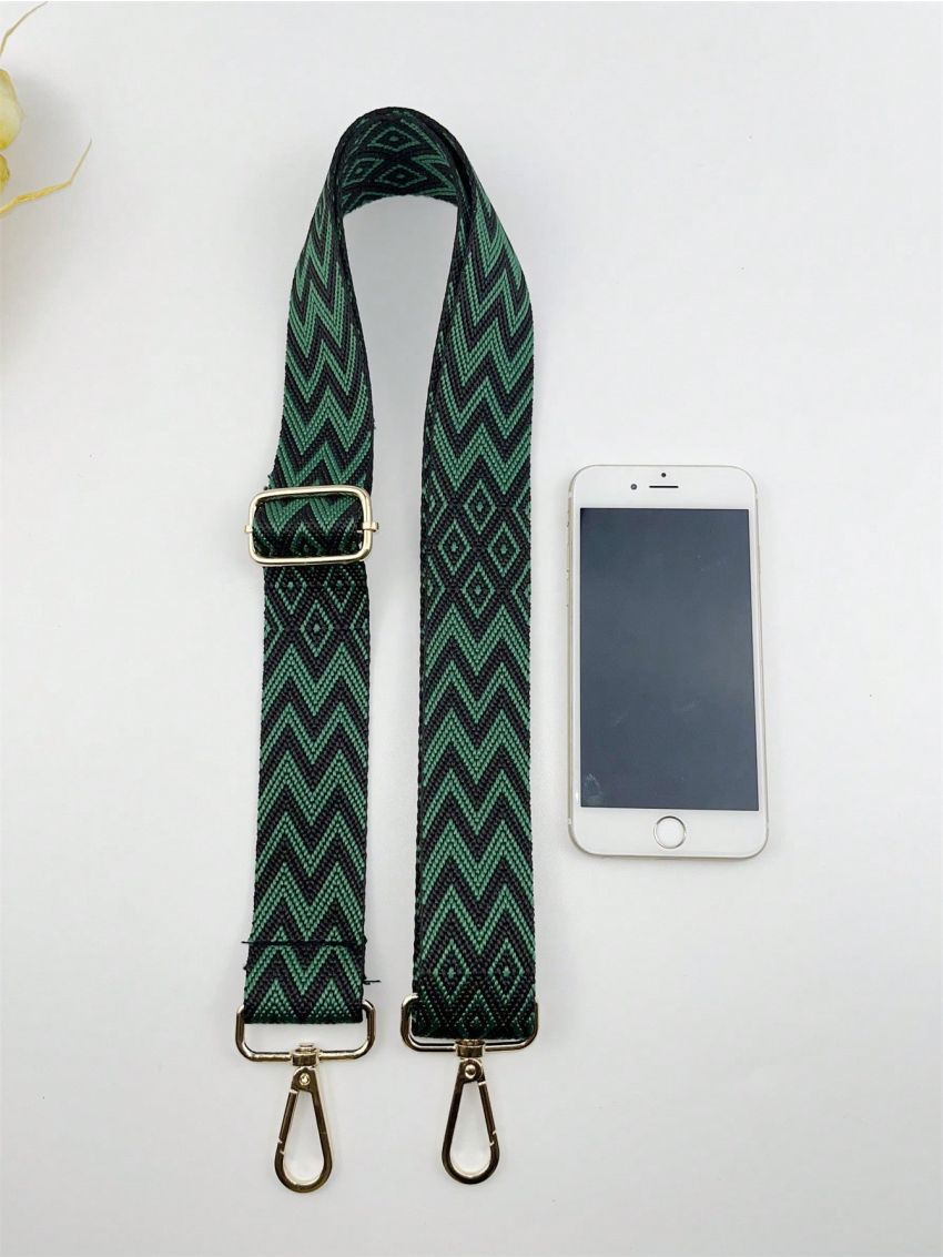 Geometric Pattern Bag Strap Adjustable