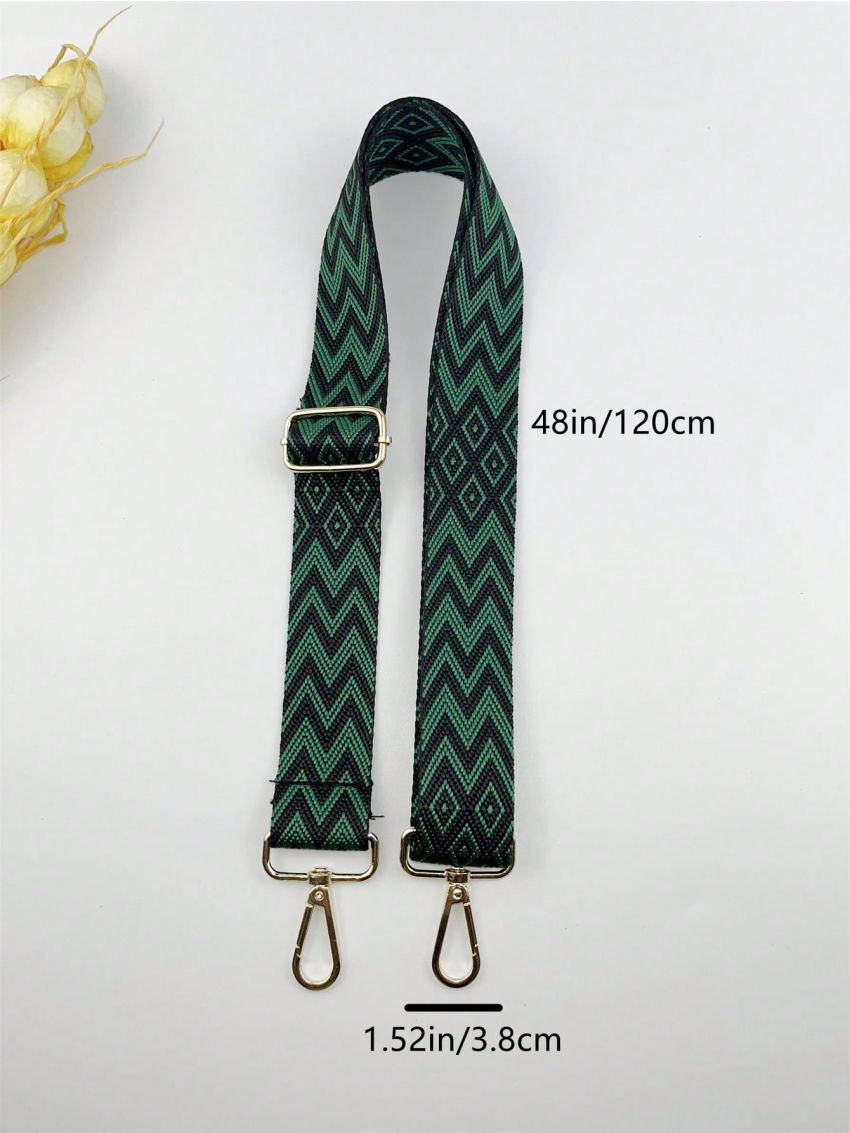 Geometric Pattern Bag Strap Adjustable