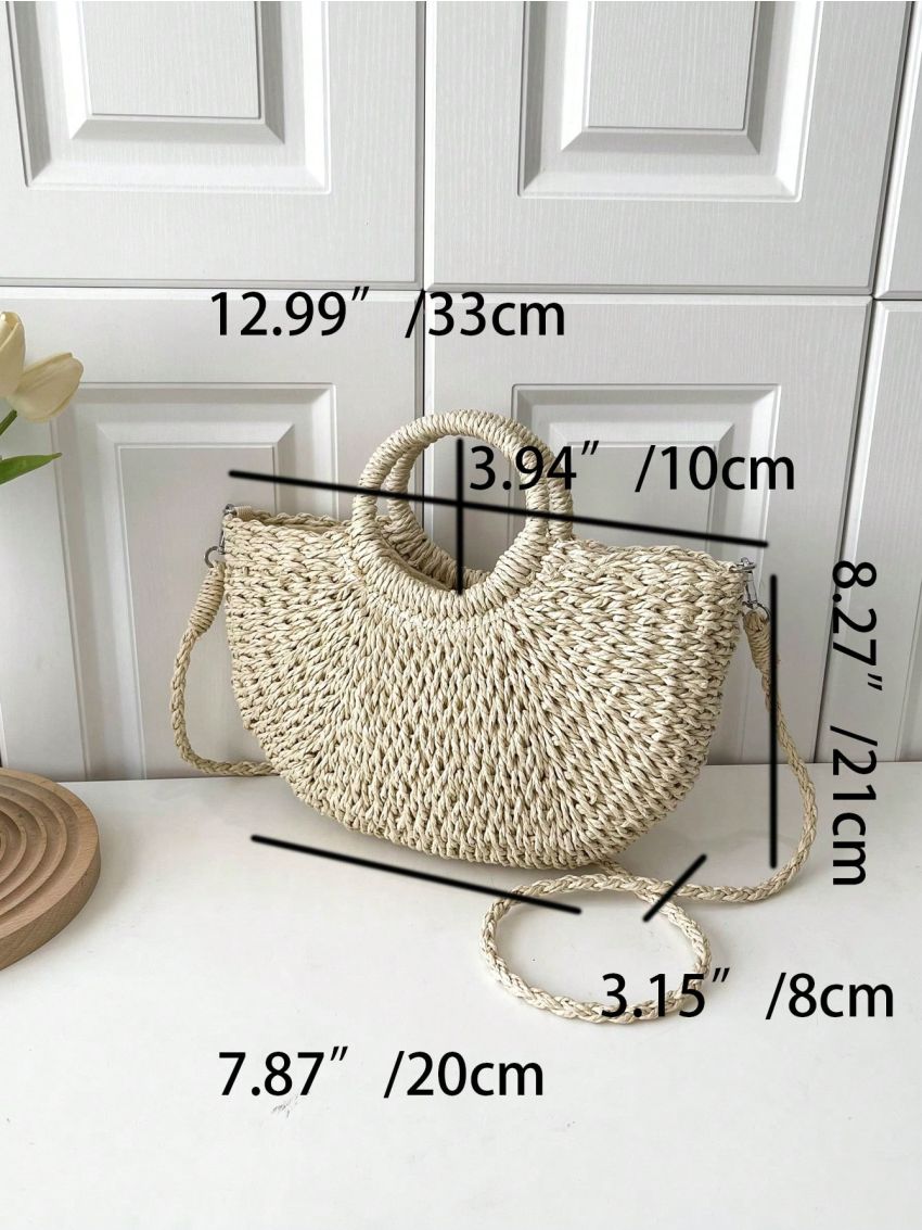 Minimalist Straw Bag