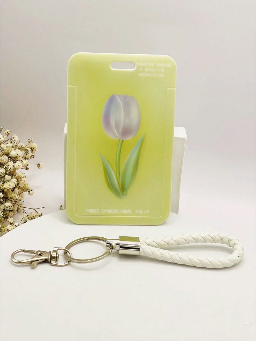 Letter Detail Card Holder Clear Design