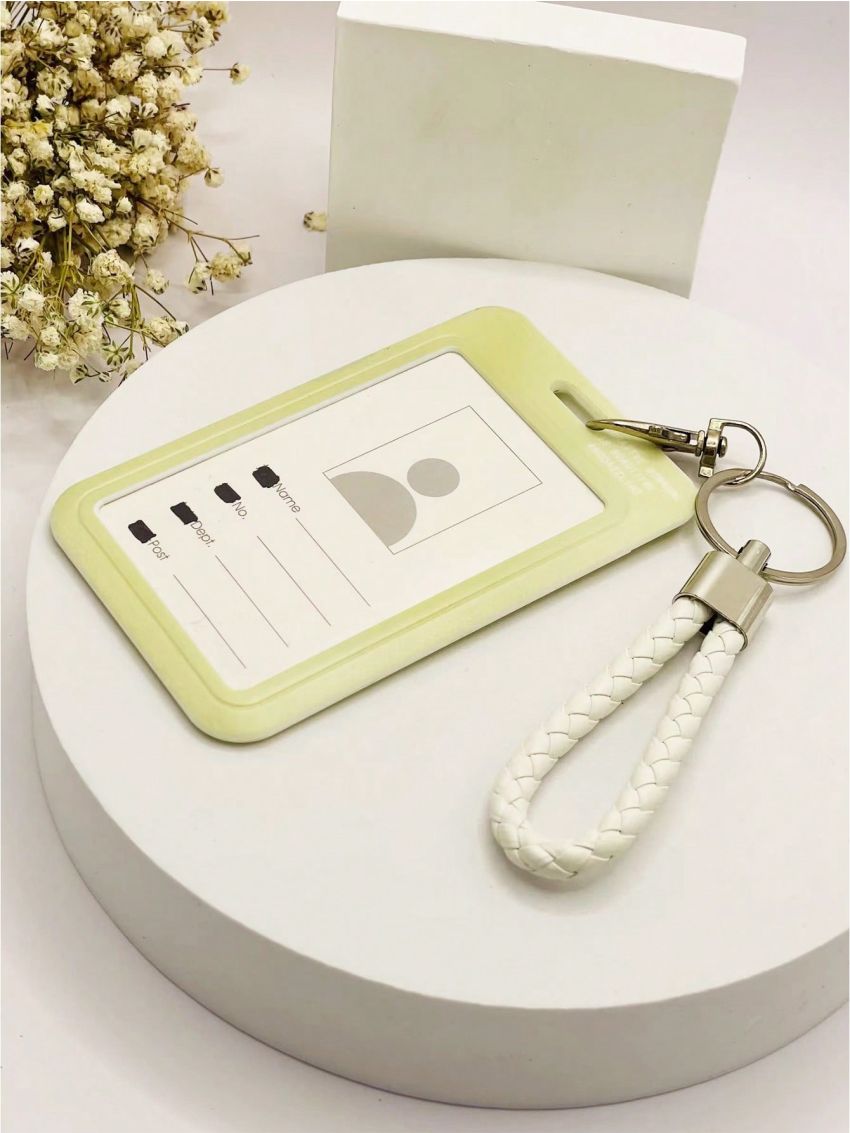 Letter Detail Card Holder Clear Design