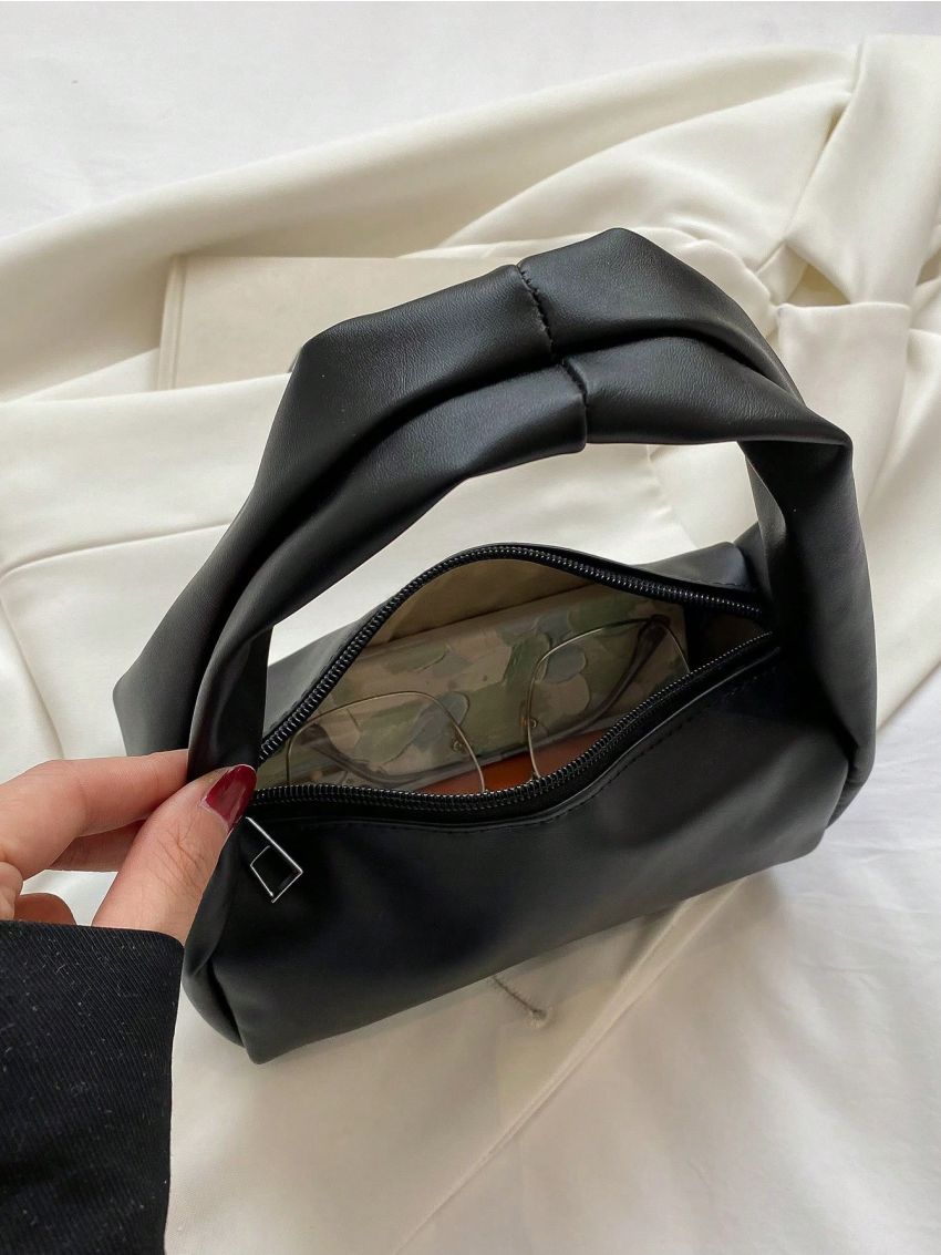 PU Hobo Bag Small Zipper