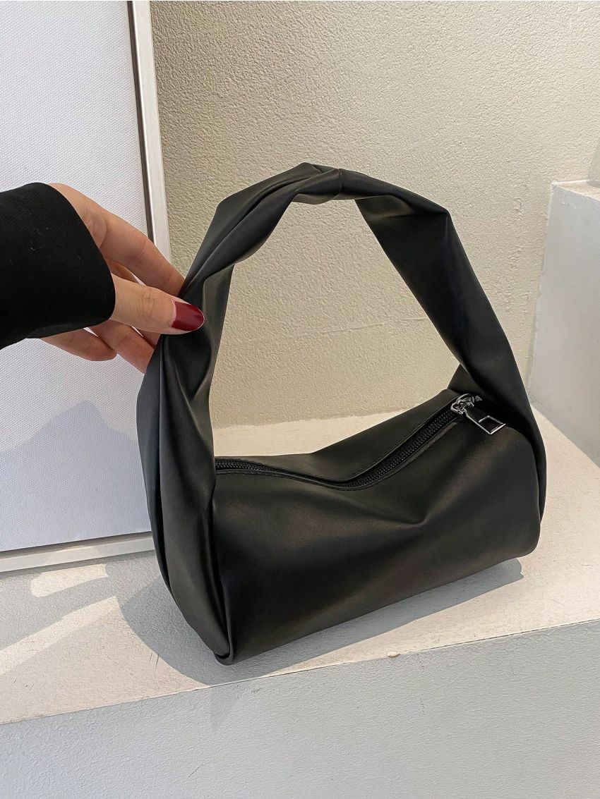 PU Hobo Bag Small Zipper