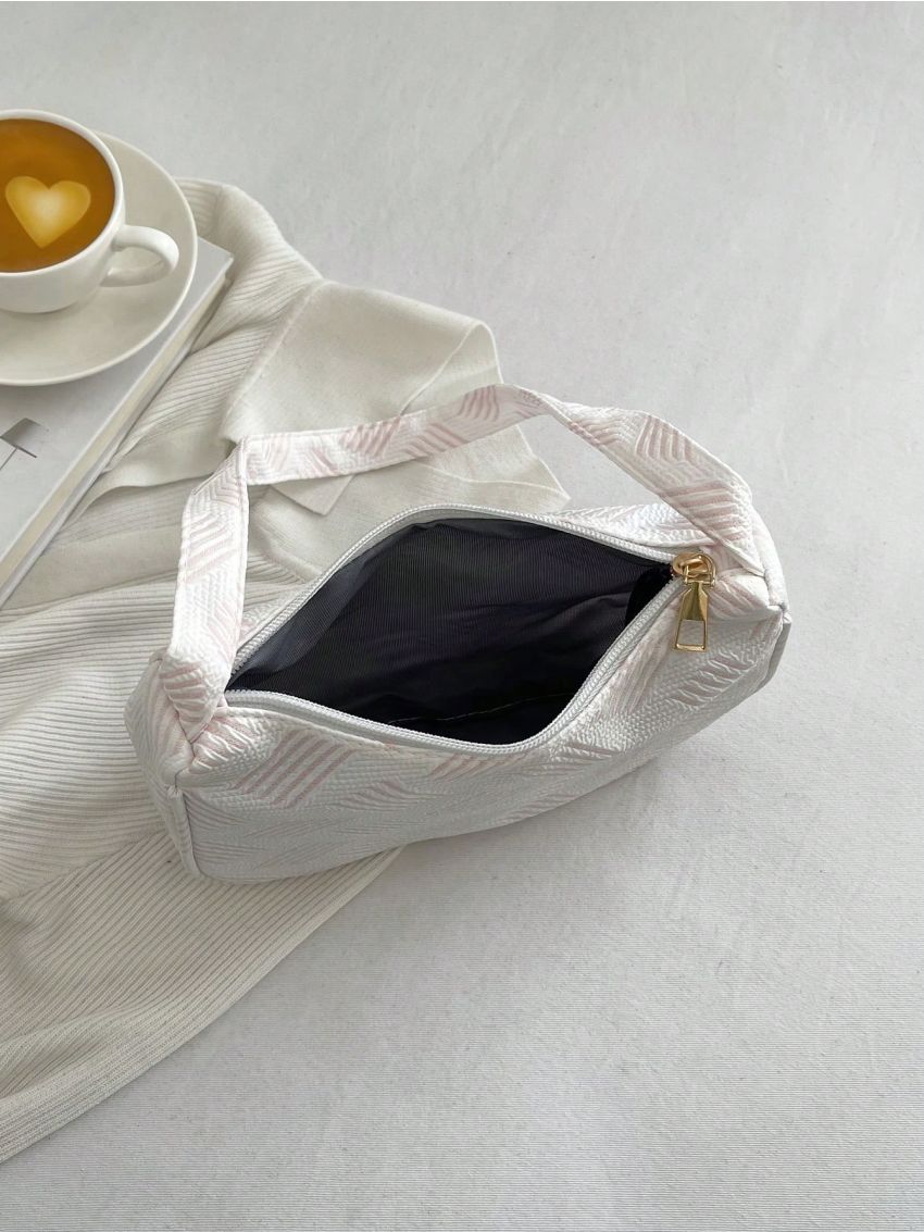 Polyester Hobo Bag Zipper Geometric Pattern