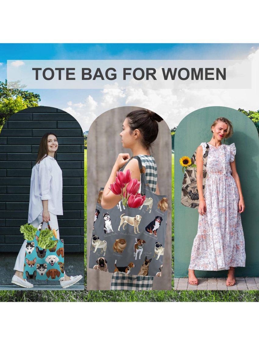 BeeGreen Reusable Grocery Bags 6 Pack Animal Foldable Tote Bag For Women w Pouch Bulk X-Large 50Lbs Machine Washable Nylon Fabrics Grocery Bags Durable Waterproof Shopping Bags Cute Tote Bag Birds