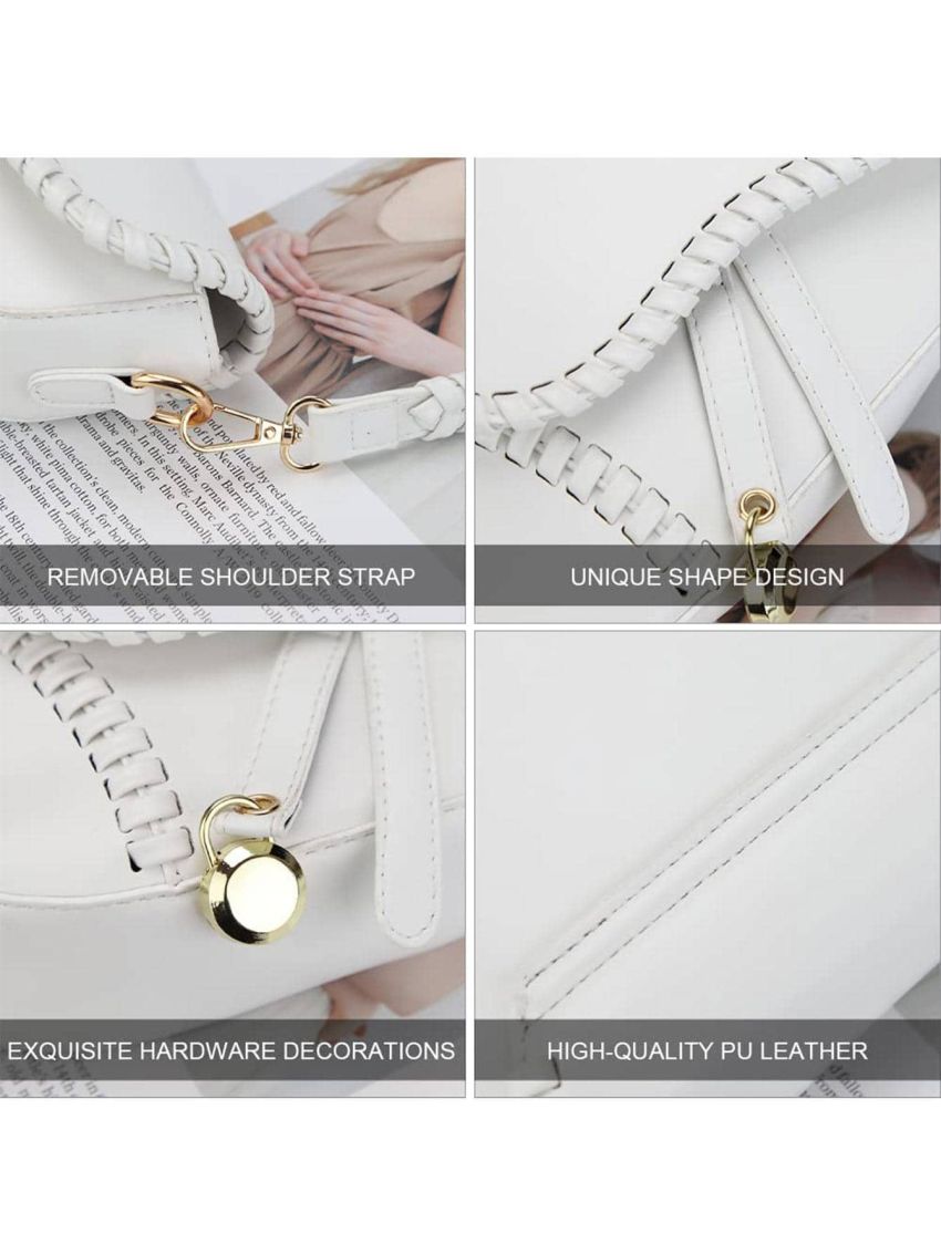 Women Saddle Shoulder Bag Clutch Purse Small Crossbody Bag Satchel Bags Handbag PU Leather