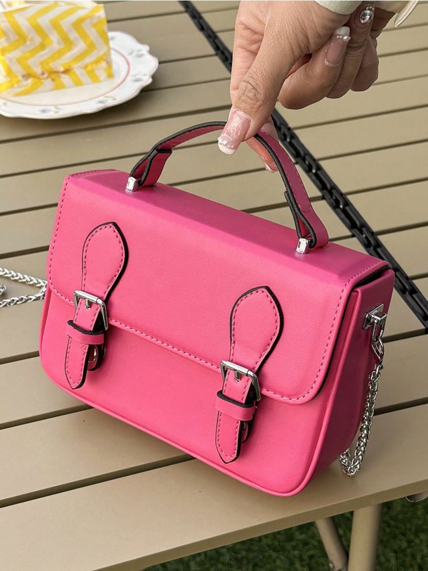 Stylish Handbag Satchel Bag Women Simple Hand-held Messenger Bag
